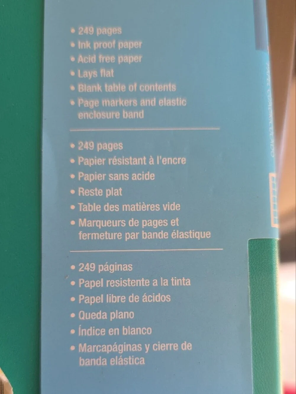 Teal Grid Journal